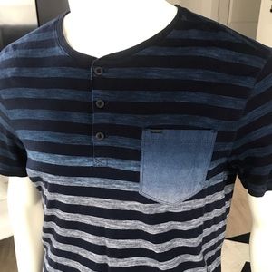 Calvin Klein - ombré short sleeve shirt - US M